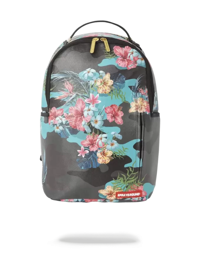 RUCKSACK MIT BLUMEN-TARNMUSTER (EINZELSTÜCK)