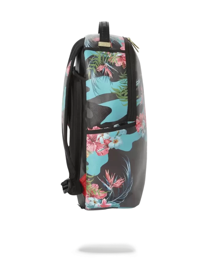 RUCKSACK MIT BLUMEN-TARNMUSTER (EINZELSTÜCK)