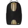 Rucksack mit goldenen und schwarzen Rennstreifen