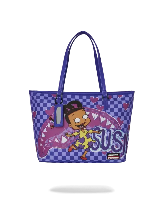 RUGRATS SUSIE CRAYON SHARK MESSENGER-TASCHE RUGRATS SUSIE CRAYON SHARK MESSENGER-TASCHE