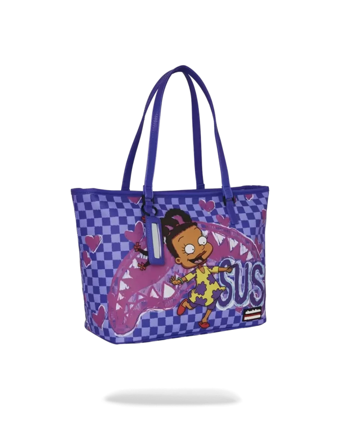 RUGRATS SUSIE CRAYON SHARK MESSENGER-TASCHE RUGRATS SUSIE CRAYON SHARK MESSENGER-TASCHE