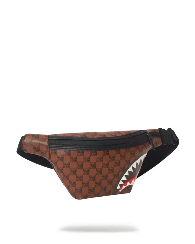 SAVY CROSSBODY MIT HAIEN UND SCHÄDELN