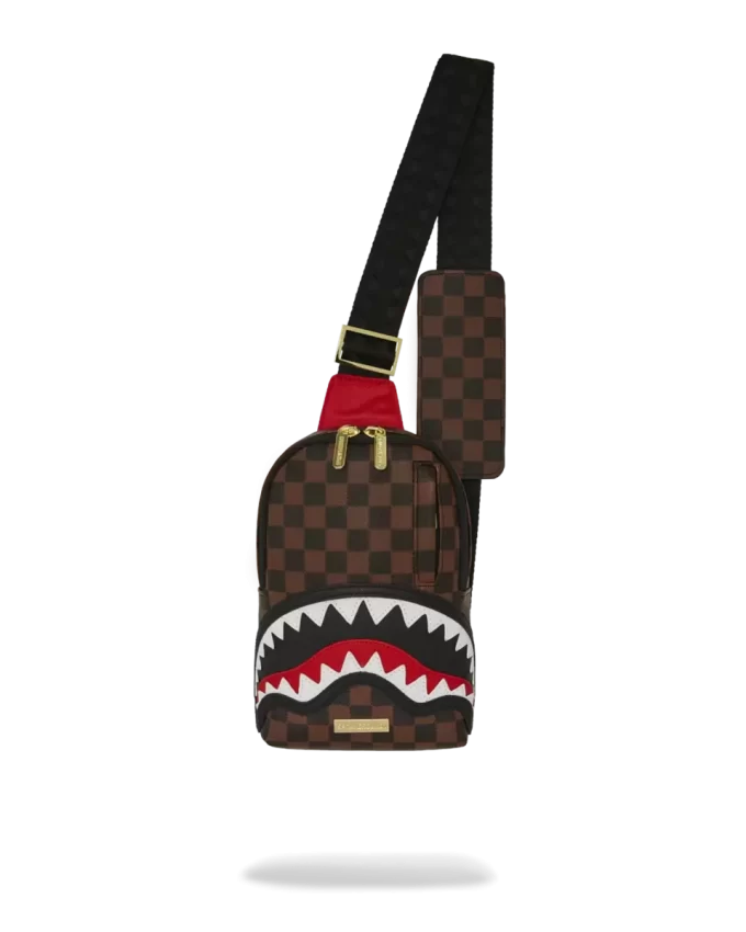 SAWTOOTH SHARKS IN PARIS ONE-STRAP SLING