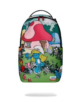 Schlümpfe im Garten Rucksack