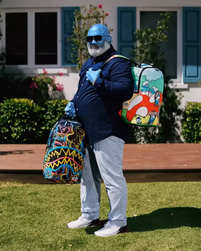 Schlümpfe Pilzdorf-Rucksack