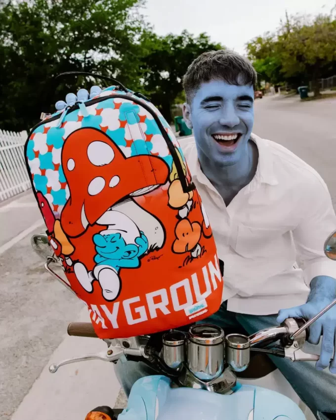 Schlümpfe Schlafenstage Rucksack