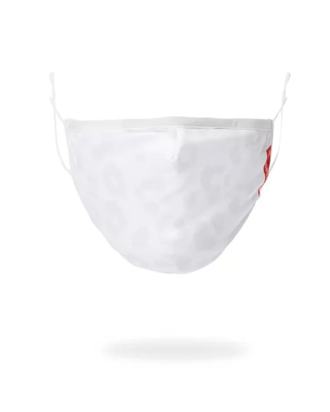 Schneeleoparden-Polyester-Gesichtsmaske