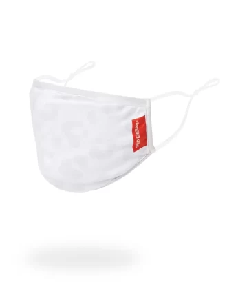 Schneeleoparden-Polyester-Gesichtsmaske