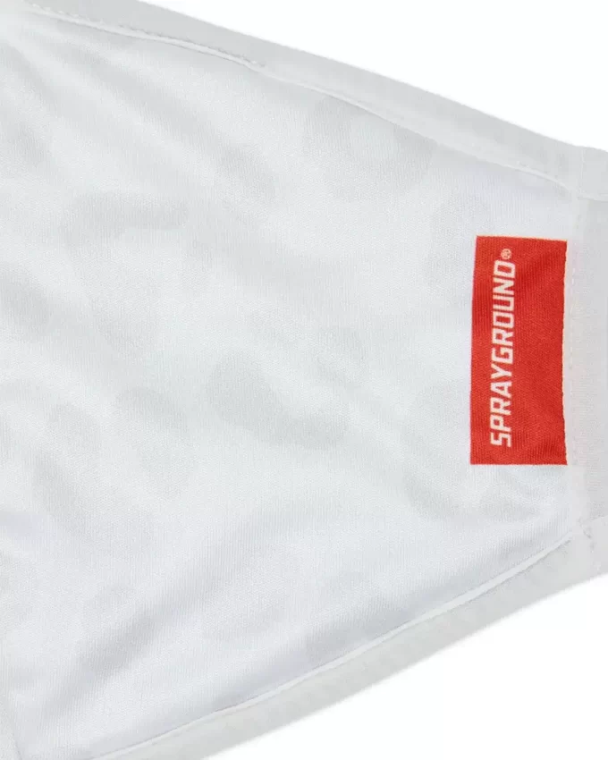 Schneeleoparden-Polyester-Gesichtsmaske