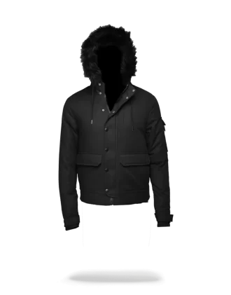 SCHWARZE CHOPPER-JACKE