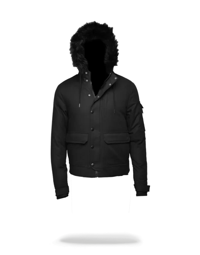 SCHWARZE CHOPPER-JACKE