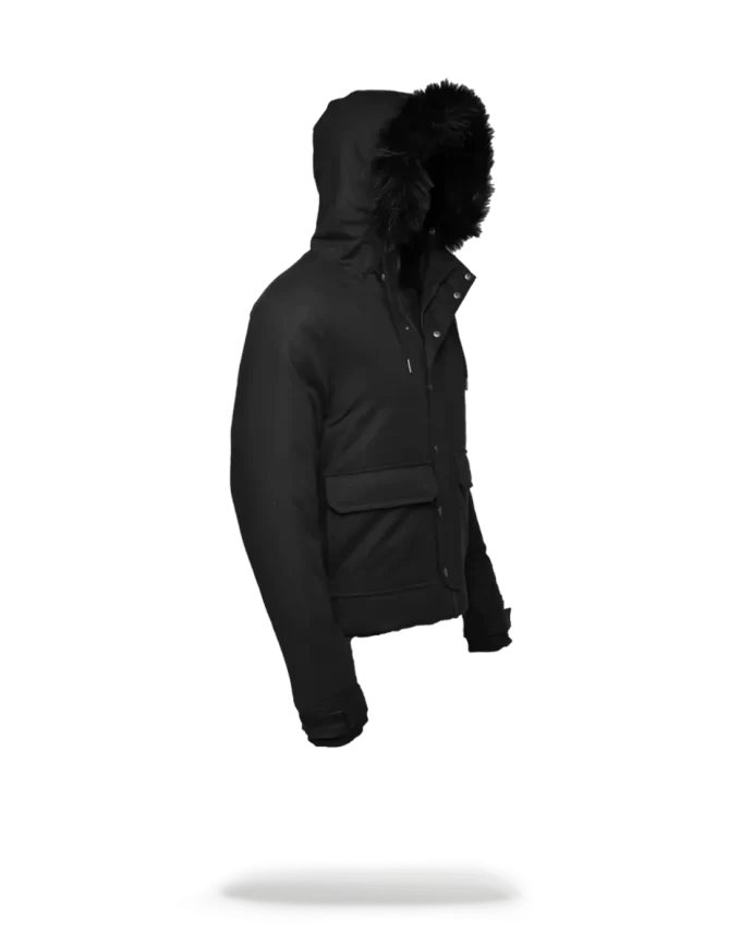 SCHWARZE CHOPPER-JACKE