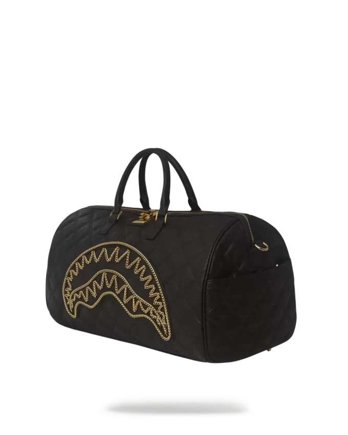 SCHWARZE QUILT GOLDENE KETTE HAI-DUFFLE SCHWARZE QUILT GOLDENE KETTE HAI-DUFFLE