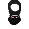 Schwarze Sharkmouth Skimaske