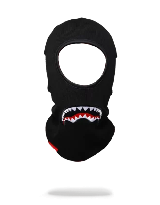 Schwarze Sharkmouth Skimaske