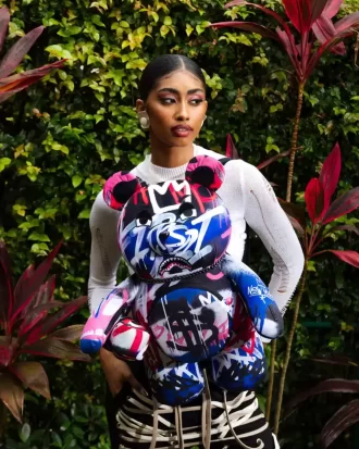 SHARK ATELIER MONEYBEAR TEDDYBÄR-RUCKSACK