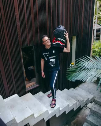 SHARK BITE SHARKS IN PARIS GRAUER RUCKSACK (DLXV)