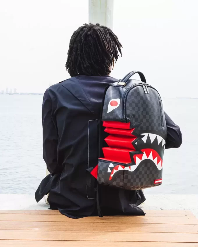 SHARK BITE SHARKS IN PARIS GRAUER RUCKSACK (DLXV)