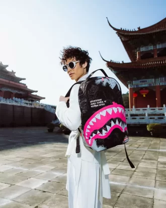 SHARK CENTRAL ACRYLIC ART DLX BAUMWOLLRUCKSACK