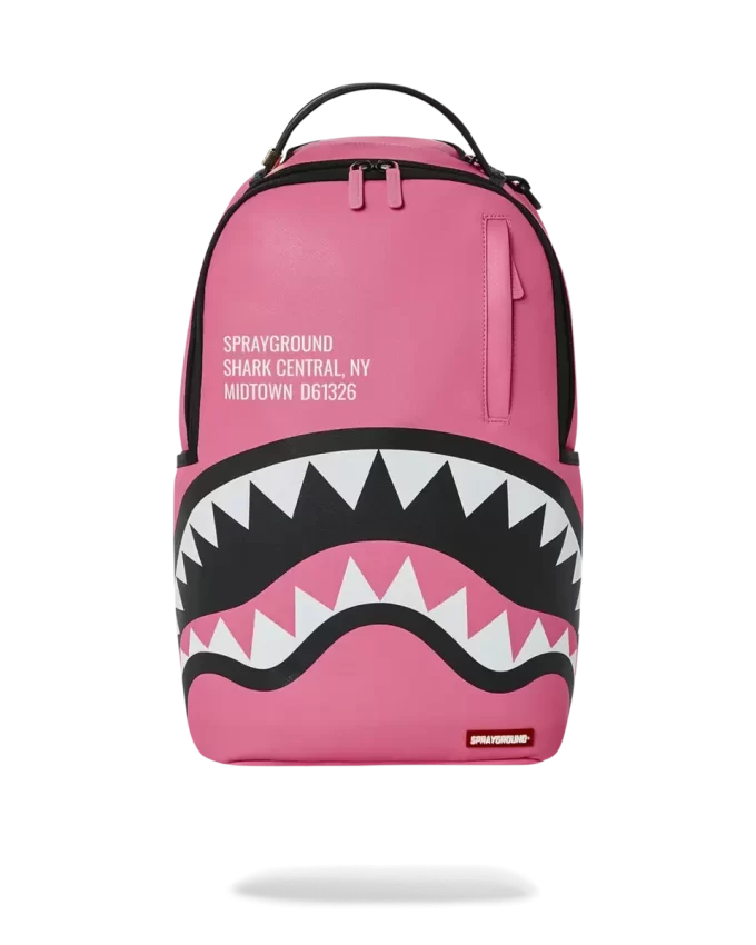 SHARK CENTRAL (PINK) RUCKSACK (DLXV)