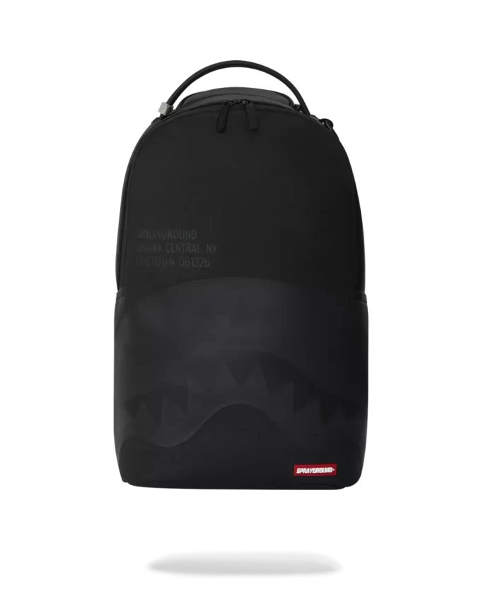 SHARK CENTRAL (SCHWARZ AUF SCHWARZ) RUCKSACK (DLXV)