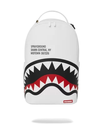 SHARK CENTRAL (WHT) RUCKSACK (DLXV)