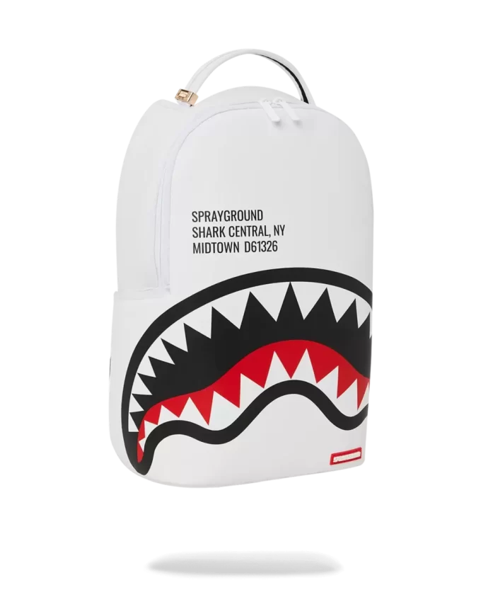 SHARK CENTRAL (WHT) RUCKSACK (DLXV)