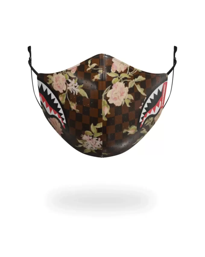 SHARKFLOWER VEGANE LEDER-GESICHTSMASKE