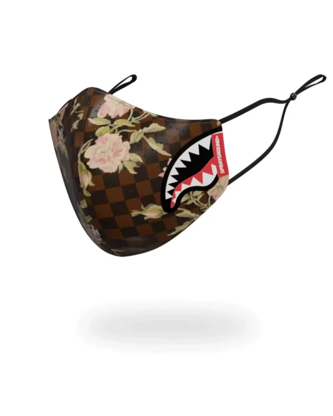 SHARKFLOWER VEGANE LEDER-GESICHTSMASKE