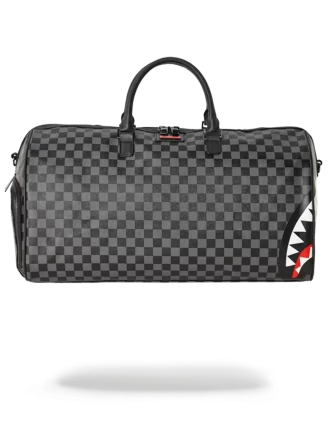 SHARKS IN PARIS (SCHWARZ-KARIERTE AUSGABE) DUFFLE