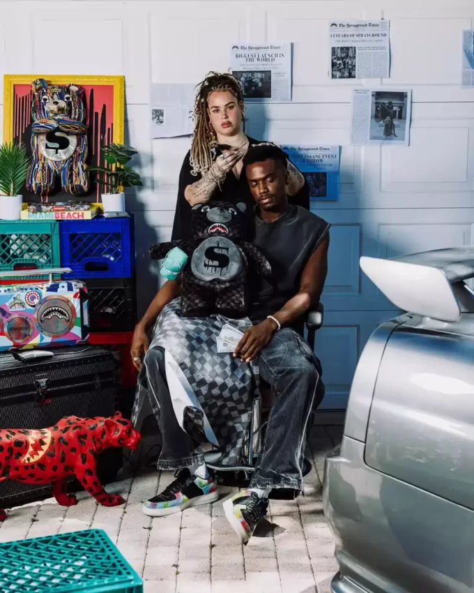 SHARKS IN PARIS THUNDERDRIP MONEYBEAR TEDDYBEAR RUCKSACK