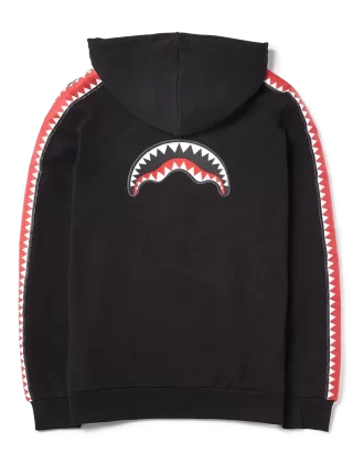 SHARKTRACK SPUCCI ZIPUP HOODIE (SCHWARZ)