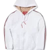 SHARKTRACK SPUCCI ZIPUP HOODIE (WEISS)