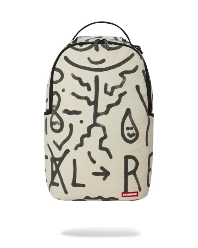 SHEREEN JENKINS LEINWAND-RUCKSACK 1 von 18 AUSGESCHNITTEN AUS GROSSEM LEINWANDBILD