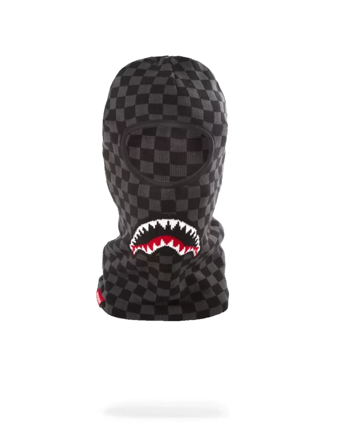 SKIMASKE MIT HAIEN IN PARIS (SCHWARZ)