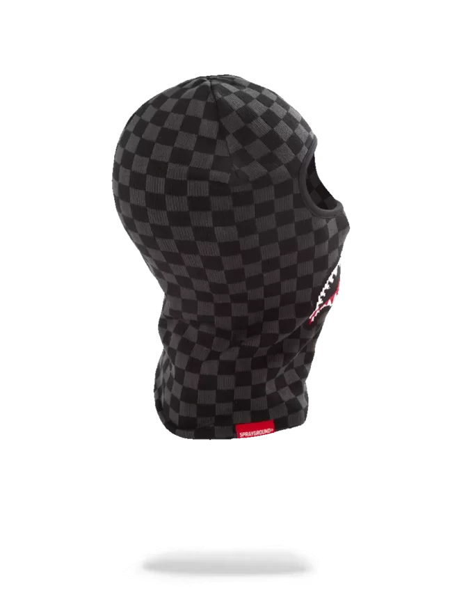 SKIMASKE MIT HAIEN IN PARIS (SCHWARZ)