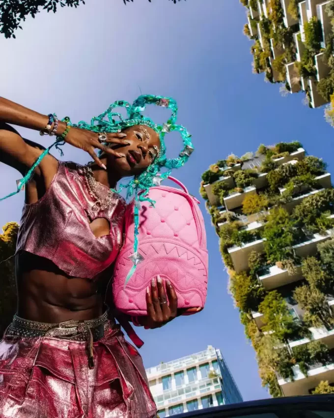 SORBET STUNNA BEAR STUD MINI-RUCKSACK