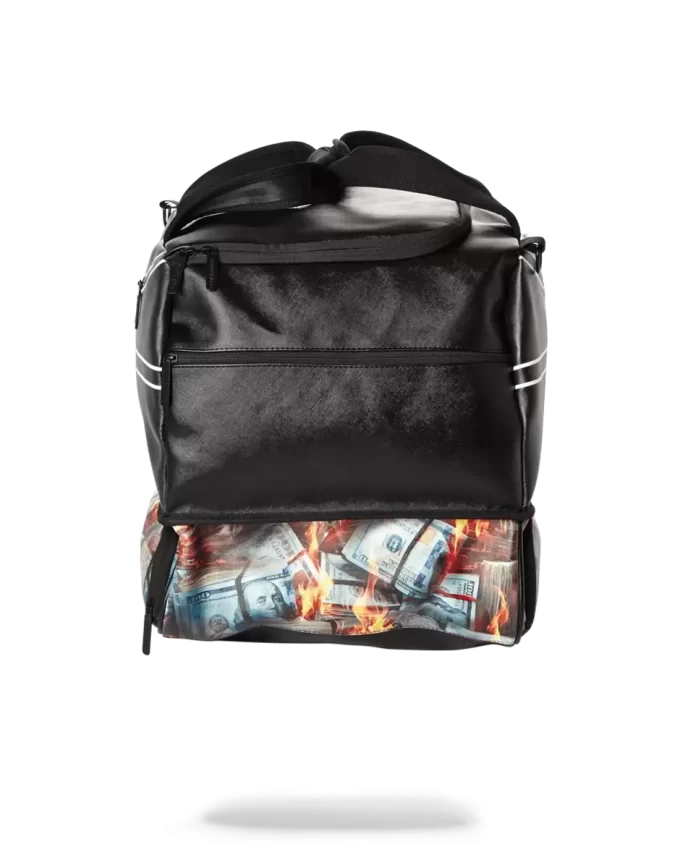 SPALDING X SPRAYGROUND FIRE MONEY SNEAKER DUFFEL