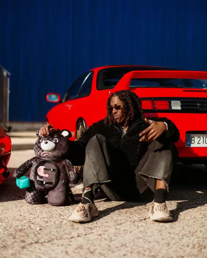 SPEED SHARK SIDE SWIPE MONEYBEAR TEDDY BEAR RUCKSACK