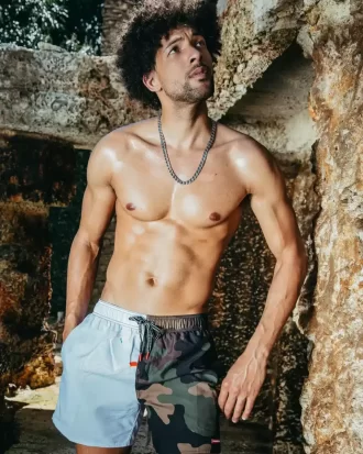 SPLIT BITE CAMO SHOTO BADEHOSE