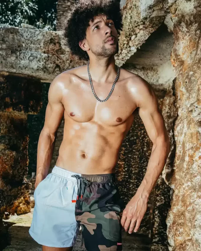 SPLIT BITE CAMO SHOTO BADEHOSE SPLIT BITE CAMO SHOTO BADEHOSE