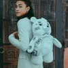 SPLIT THE CHECK (PEARL) MONEYBEAR TEDDYBEAR RUCKSACK