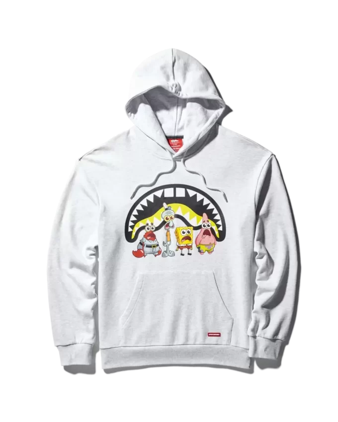 SpongeBob Crew Hai-Hoodie (Hellgrau) SpongeBob Crew Hai-Hoodie (Hellgrau)