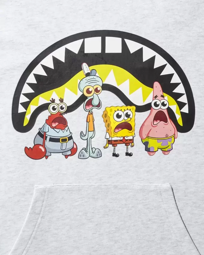 SpongeBob Crew Hai-Hoodie (Hellgrau) SpongeBob Crew Hai-Hoodie (Hellgrau)