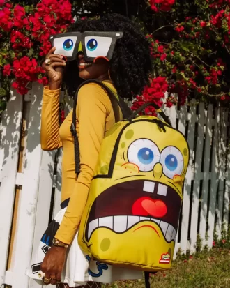 SpongeBob Eye Pop Rucksack mit abnehmbaren Augen