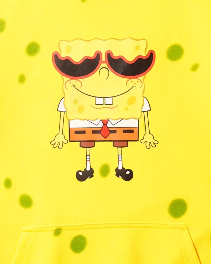 SpongeBob Schwammkopf-Hoodie (Gelb) SpongeBob Schwammkopf-Hoodie (Gelb)