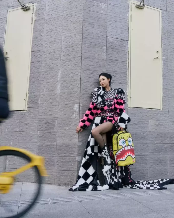 SpongeBob Square Check Flex Deluxe Rucksack