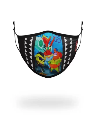 SpongeBob-Trainingsanzug für Erwachsene, eng anliegende Gesichtsmaske