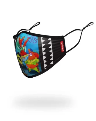 SpongeBob-Trainingsanzug für Erwachsene, eng anliegende Gesichtsmaske