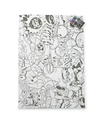 SPRAYGROUND RIESIGES MALPOSTER 39″x27″ & INKLUSIVE FARBEN
